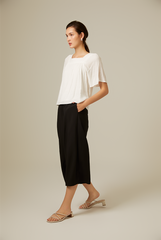 Vaness Textured Top in White