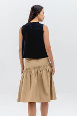 Pauline Sleeveless Top in Black