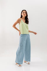 Yolanda Camisole Top in Light Green