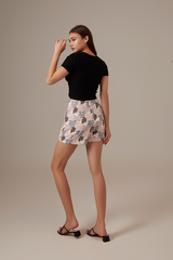 Giselle Twist Front Top in Black