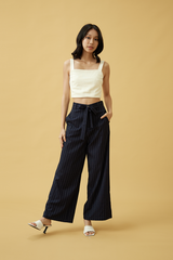 Bloom Crop Top in Cream
