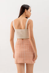 Bloom Crop Top in Oat