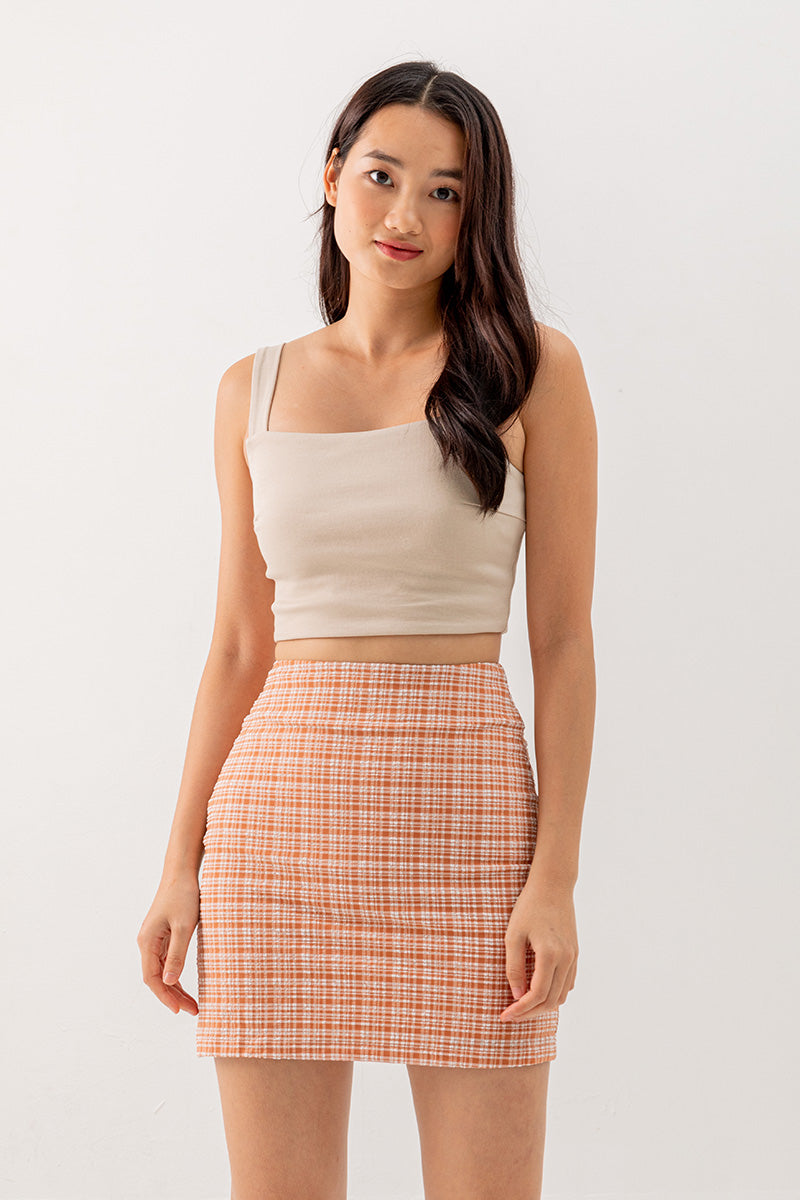 Bloom Crop Top in Oat