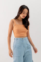 Bloom Crop Top in Orange