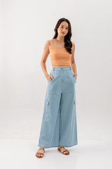 Bloom Crop Top in Orange