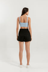 Ellie Low Bralette Top in Periwinkle