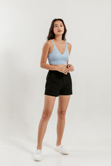 Ellie Low Bralette Top in Periwinkle