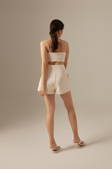 Emery Cropped Top in Sand