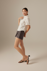 Olasa Patch Pocket Shirt in White