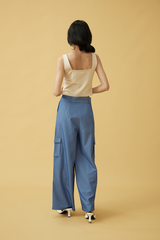 Joanne Contour Tank Top in Sand