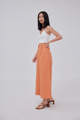Yanni Padded Knotted Top in White