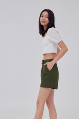 Nadia Embroidered Top in White