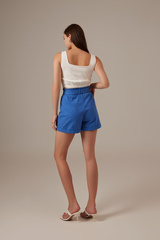 Omel Crop Top in White