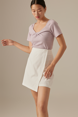 Shelby Knotted Top in Lavender