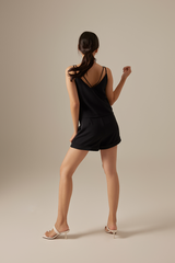 Pearlie Double Strap Cami in Navy