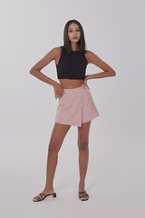 Silvy Textured Top in Black