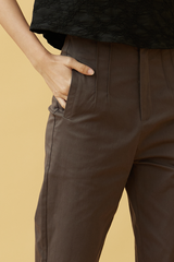 Leyla Tailored Pants in Dark Grey