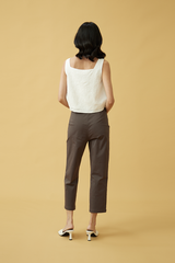 Estelle Embroidered Top in White
