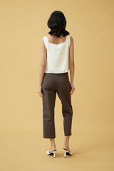 Leyla Tailored Pants in Dark Grey