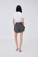 Dani Scrunched Top in White