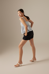 Celine Babydoll Top in Baby Blue