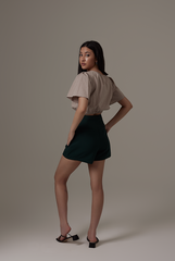 Valency Elasticated Top in Clay