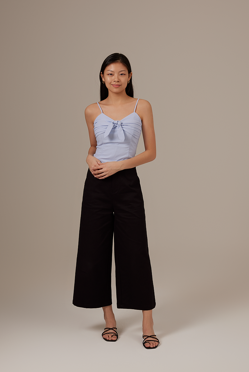 Candace Fitted Top in Periwinkle