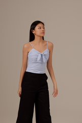Candace Fitted Top in Periwinkle