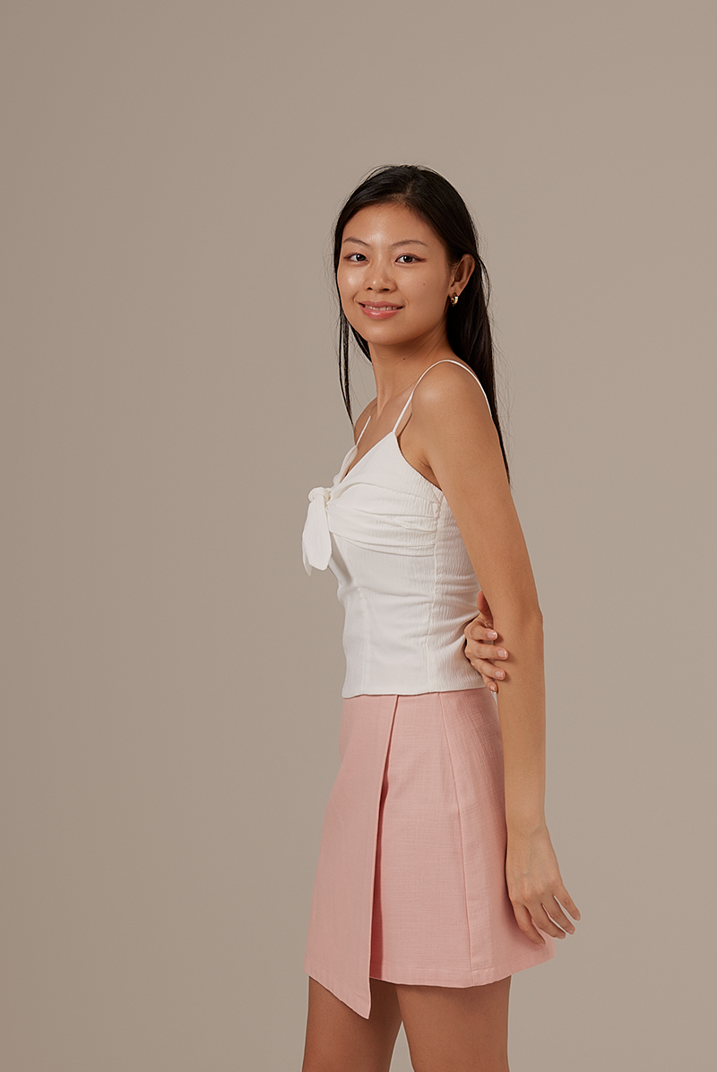 Candace Fitted Top in White