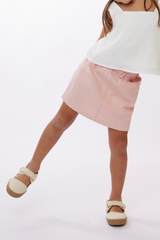 KIDS Janet Elastic Skirt in Pink