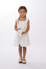 KIDS Kody Embroidered Skirt in White