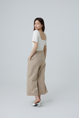 Ediva Fitted Top in Cream