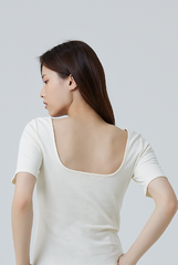 Ediva Fitted Top in Cream