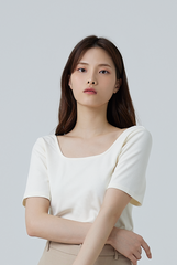 Ediva Fitted Top in Cream
