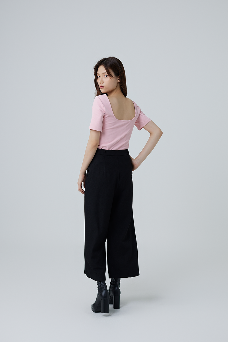 Ediva Fitted Top in Pink