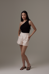 Pamela Toga Top in Black