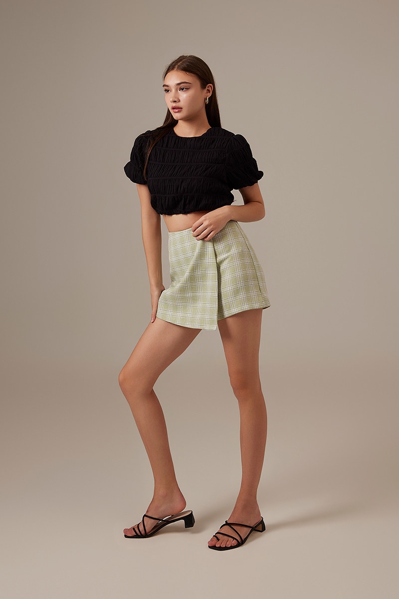 Melinda Crop Top in Black