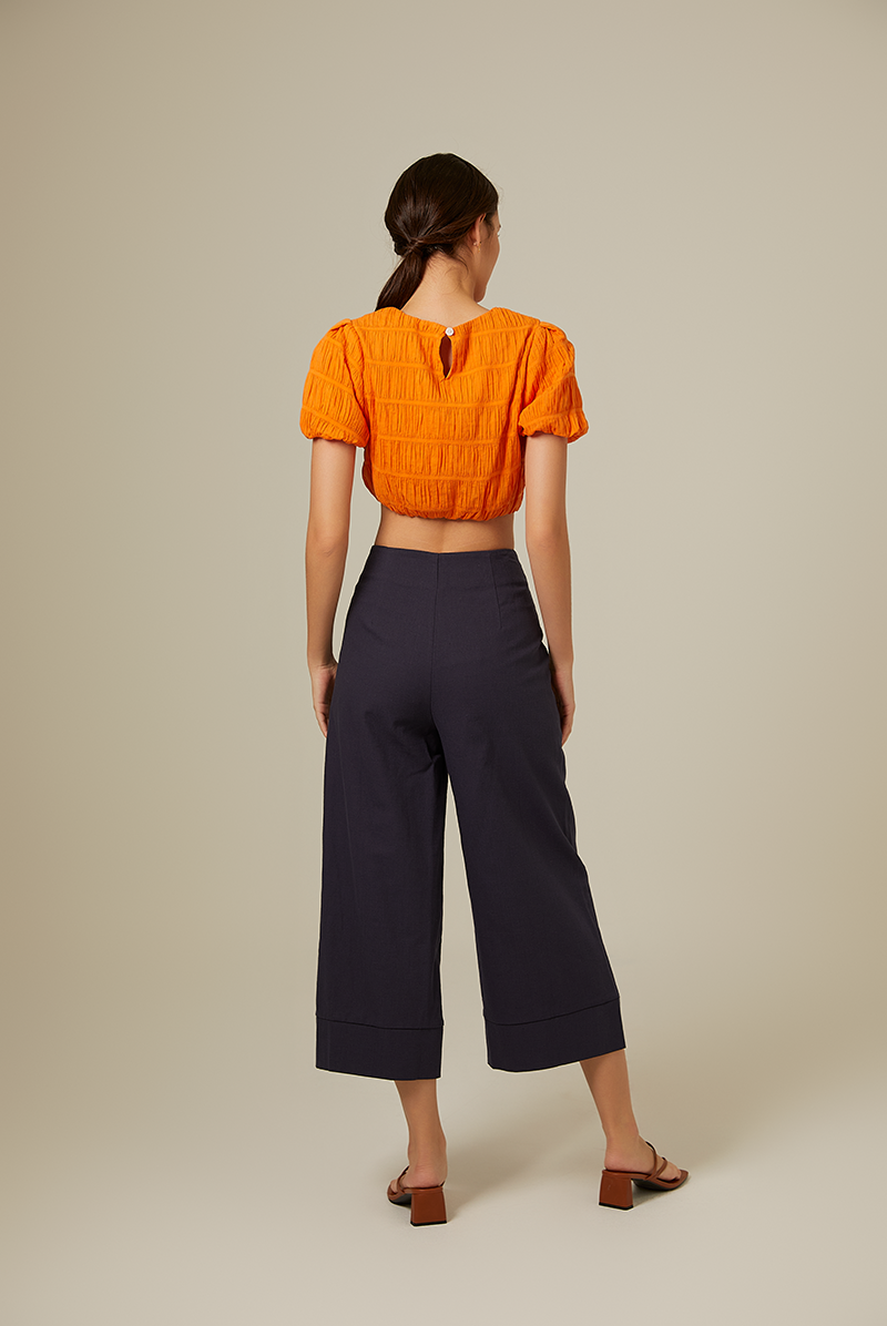 Melinda Crop Top in Orange