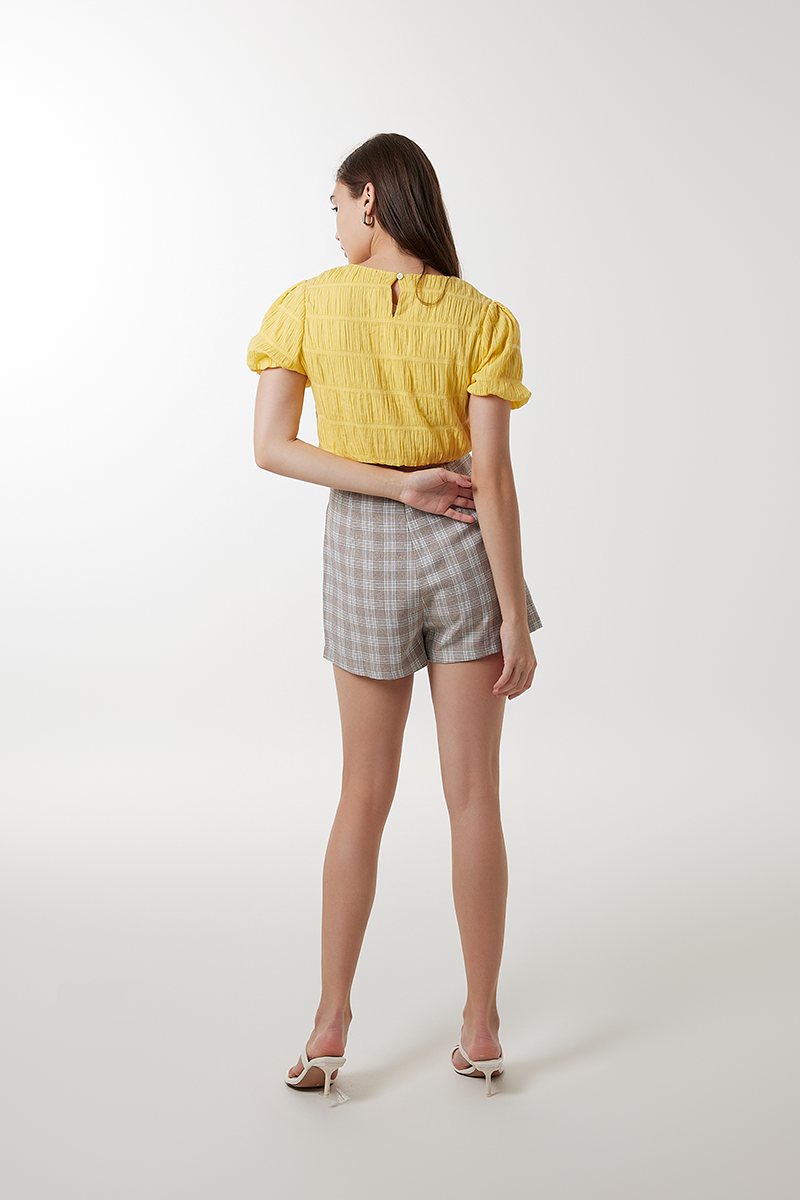 Melinda Crop Top in Sunflower