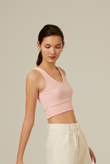 Thalia Racerback Bralette in Pink