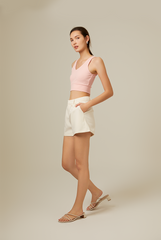 Thalia Racerback Bralette in Pink