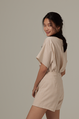 Ordens Boxy Top in Beige