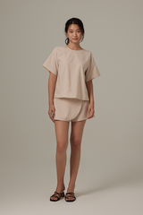Ordens Boxy Top in Beige