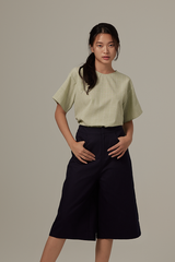 Ordens Boxy Top in Sage Green