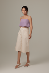 Ervy Spaghetti Straps Crop Top