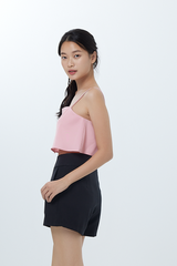 Ervy Spaghetti Straps Crop Top