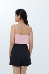 Ervy Spaghetti Straps Crop Top