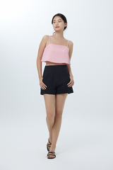Ervy Spaghetti Straps Crop Top