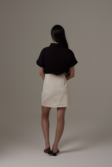 Alasna Button-Up Shirt in Black