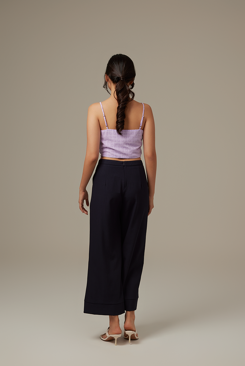 Siobhan Textured Camisole Top in Lilac